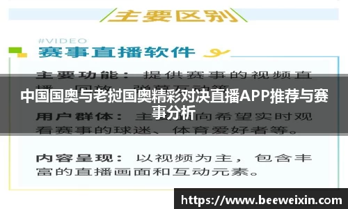 中国国奥与老挝国奥精彩对决直播APP推荐与赛事分析